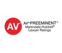 AV Preeminent Martindale-Hubbell Lawyer Ratings